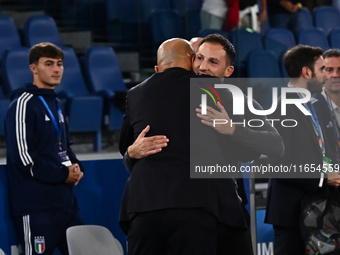 During the UEFA National League Matchday 3 match between Italy and Belgium at the Olympic Stadium in Rome, Italy, on October 10, 2024. (