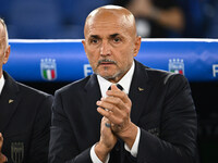 Luciano Spalletti coaches Italy during the UEFA National League Matchday 3 match between Italy and Belgium at the Olympic Stadium in Rome, I...