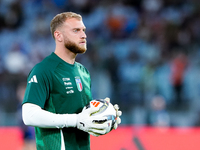 Michele Di Gregorio of Italy looks on during the UEFA Nations League 2024/25 League A Group A2 match between Italy and Belgium at Stadio Oli...