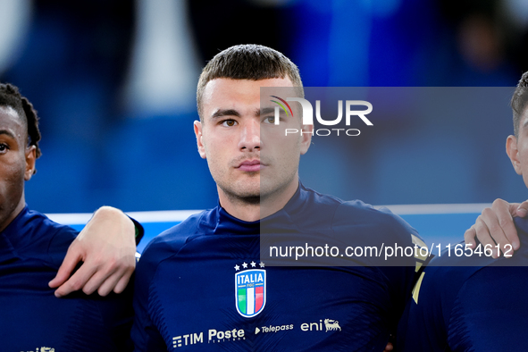 Alessandro Buongiorno of Italy looks on during the UEFA Nations League 2024/25 League A Group A2 match between Italy and Belgium at Stadio O...