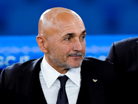 Luciano Spalletti head coach of Italy looks on during the UEFA Nations League 2024/25 League A Group A2 match between Italy and Belgium at S...