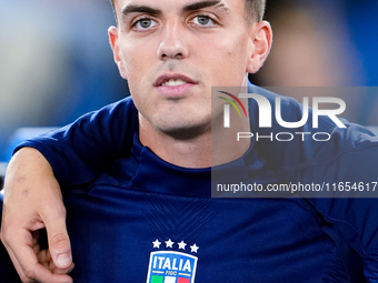 Daniel Maldini of Italy looks on during the UEFA Nations League 2024/25 League A Group A2 match between Italy and Belgium at Stadio Olimpico...