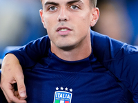 Daniel Maldini of Italy looks on during the UEFA Nations League 2024/25 League A Group A2 match between Italy and Belgium at Stadio Olimpico...