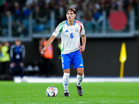 Samuele Ricci of Italy during the UEFA Nations League 2024/25 League A Group A2 match between Italy and Belgium at Stadio Olimpico on Octobe...