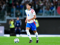 Samuele Ricci of Italy during the UEFA Nations League 2024/25 League A Group A2 match between Italy and Belgium at Stadio Olimpico on Octobe...