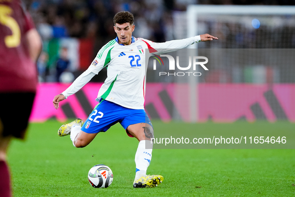 Giovanni Di Lorenzo of Italy during the UEFA Nations League 2024/25 League A Group A2 match between Italy and Belgium at Stadio Olimpico on...