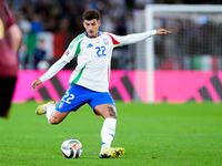 Giovanni Di Lorenzo of Italy during the UEFA Nations League 2024/25 League A Group A2 match between Italy and Belgium at Stadio Olimpico on...