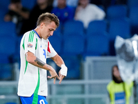 Matteo Retegui of Italy celebrates after scoring second goal during the UEFA Nations League 2024/25 League A Group A2 match between Italy an...