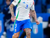 Federico Dimarco of Italy during the UEFA Nations League 2024/25 League A Group A2 match between Italy and Belgium at Stadio Olimpico on Oct...