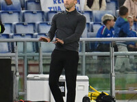 Domenico Tedesco coaches Belgium during the UEFA National League Matchday 3 match between Italy and Belgium at the Olympic Stadium in Rome,...