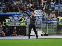 Domenico Tedesco coaches Belgium during the UEFA National League Matchday 3 match between Italy and Belgium at the Olympic Stadium in Rome,...