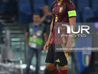 Youri Tielemans (BEL) participates in the UEFA National League Matchday 3 match between Italy and Belgium at the Olympic Stadium in Rome, It...