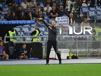 Domenico Tedesco coaches Belgium during the UEFA National League Matchday 3 match between Italy and Belgium at the Olympic Stadium in Rome,...