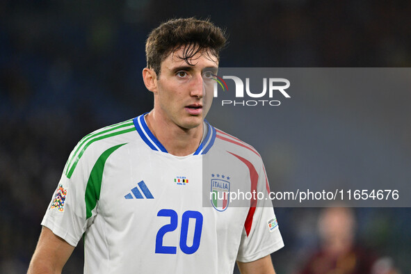 Andrea Cambiaso (ITA) participates in the UEFA National League Matchday 3 match between Italy and Belgium at the Olympic Stadium in Rome, It...