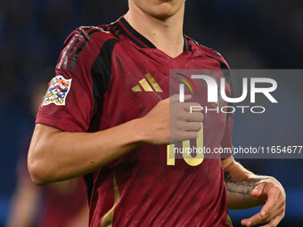 Leandro Trossard (BEL) participates in the UEFA National League Matchday 3 match between Italy and Belgium at the Olympic Stadium in Rome, I...