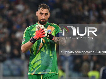 Gianluigi Donnarumma (ITA) participates in the UEFA National League Matchday 3 match between Italy and Belgium at the Olympic Stadium in Rom...