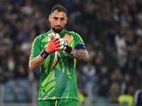 Gianluigi Donnarumma (ITA) participates in the UEFA National League Matchday 3 match between Italy and Belgium at the Olympic Stadium in Rom...