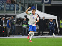 Mateo Retegui (ITA) celebrates after scoring the goal of 2-0 during the UEFA Nations League Matchday 3 match between Italy and Belgium at th...