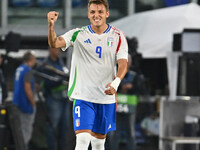 Mateo Retegui (ITA) celebrates after scoring the goal of 2-0 during the UEFA Nations League Matchday 3 match between Italy and Belgium at th...