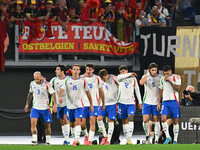 Mateo Retegui (ITA) celebrates after scoring the goal of 2-0 during the UEFA Nations League Matchday 3 match between Italy and Belgium at th...