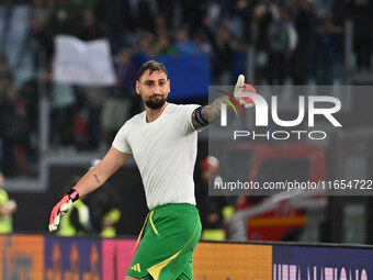 Gianluigi Donnarumma (ITA) participates in the UEFA National League Matchday 3 match between Italy and Belgium at the Olympic Stadium in Rom...