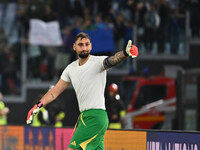 Gianluigi Donnarumma (ITA) participates in the UEFA National League Matchday 3 match between Italy and Belgium at the Olympic Stadium in Rom...