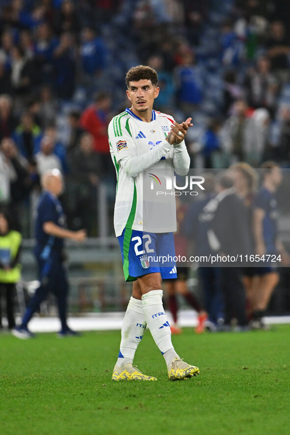 Giovanni Di Lorenzo (ITA) participates in the UEFA National League Matchday 3 match between Italy and Belgium at the Olympic Stadium in Rome...