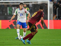 Niccolo Pisilli (ITA) plays during the UEFA National League Matchday 3 match between Italy and Belgium at the Olympic Stadium in Rome, Italy...