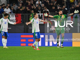 Gianluigi Donnarumma (ITA) participates in the UEFA National League Matchday 3 match between Italy and Belgium at the Olympic Stadium in Rom...