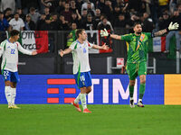 Gianluigi Donnarumma (ITA) participates in the UEFA National League Matchday 3 match between Italy and Belgium at the Olympic Stadium in Rom...