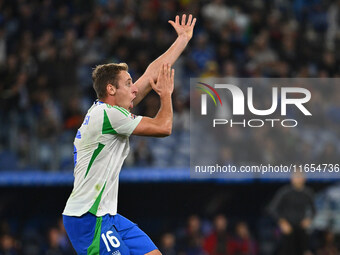 Davide Frattesi (ITA) participates in the UEFA National League Matchday 3 match between Italy and Belgium at the Olympic Stadium in Rome, It...