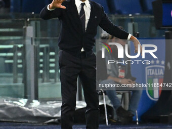 Luciano Spalletti coaches Italy during the UEFA National League Matchday 3 match between Italy and Belgium at the Olympic Stadium in Rome, I...