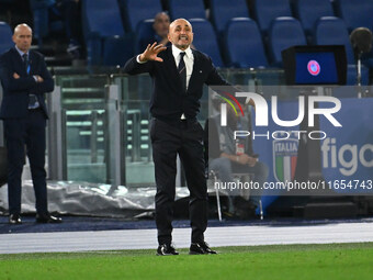 Luciano Spalletti coaches Italy during the UEFA National League Matchday 3 match between Italy and Belgium at the Olympic Stadium in Rome, I...