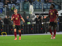 Leandro Trossard (BEL) celebrates after scoring the goal to make it 2-2 during the UEFA Nations League Matchday 3 match between Italy and Be...