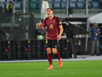 Leandro Trossard (BEL) celebrates after scoring the goal to make it 2-2 during the UEFA Nations League Matchday 3 match between Italy and Be...