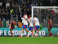 Leandro Trossard (BEL) scores the goal for 2-2 during the UEFA Nations League Matchday 3 match between Italy and Belgium at the Olympic Stad...