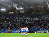 Andrea Cambiaso of Italy celebrates after scoring first goal during the UEFA Nations League 2024/25 League A Group A2 match between Italy an...