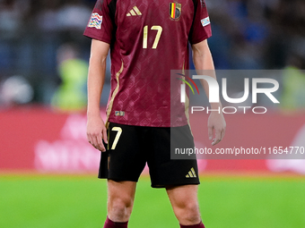 Charles De Ketelaere of Belgium looks on during the UEFA Nations League 2024/25 League A Group A2 match between Italy and Belgium at Stadio...