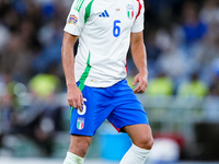 Samuele Ricci of Italy looks on during the UEFA Nations League 2024/25 League A Group A2 match between Italy and Belgium at Stadio Olimpico...