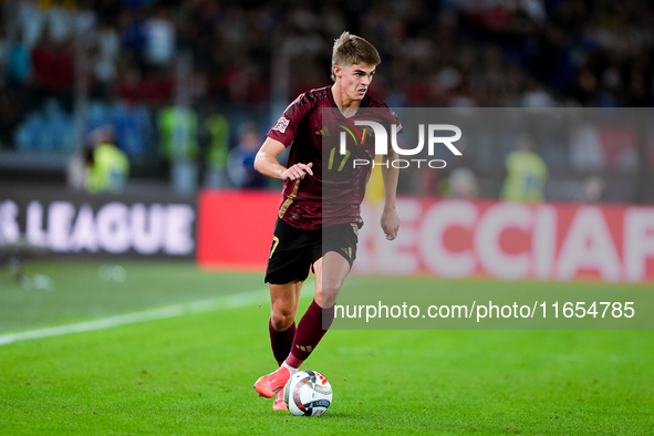 Charles De Ketelaere of Belgium during the UEFA Nations League 2024/25 League A Group A2 match between Italy and Belgium at Stadio Olimpico...