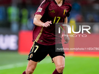 Charles De Ketelaere of Belgium during the UEFA Nations League 2024/25 League A Group A2 match between Italy and Belgium at Stadio Olimpico...