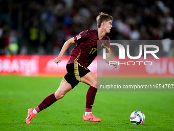 Charles De Ketelaere of Belgium during the UEFA Nations League 2024/25 League A Group A2 match between Italy and Belgium at Stadio Olimpico...