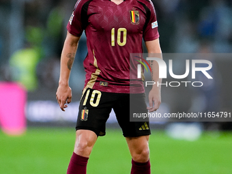 Leonardo Trossard of Belgium during the UEFA Nations League 2024/25 League A Group A2 match between Italy and Belgium at Stadio Olimpico on...