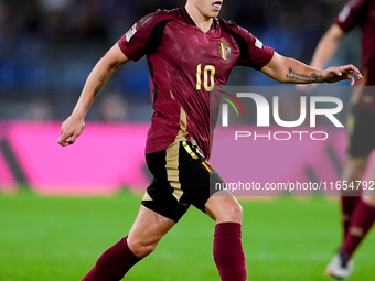 Leonardo Trossard of Belgium during the UEFA Nations League 2024/25 League A Group A2 match between Italy and Belgium at Stadio Olimpico on...