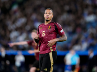 Aster Vrankx of Belgium looks on during the UEFA Nations League 2024/25 League A Group A2 match between Italy and Belgium at Stadio Olimpico...