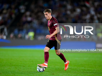 Leonardo Trossard of Belgium during the UEFA Nations League 2024/25 League A Group A2 match between Italy and Belgium at Stadio Olimpico on...