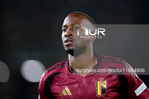 Dodi Lukebakio of Belgium looks on during the UEFA Nations League 2024/25 League A Group A2 match between Italy and Belgium at Stadio Olimpi...