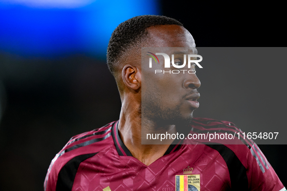 Dodi Lukebakio of Belgium looks on during the UEFA Nations League 2024/25 League A Group A2 match between Italy and Belgium at Stadio Olimpi...