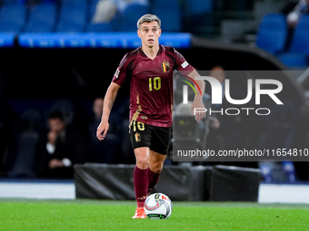 Leonardo Trossard of Belgium during the UEFA Nations League 2024/25 League A Group A2 match between Italy and Belgium at Stadio Olimpico on...