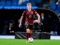 Leonardo Trossard of Belgium during the UEFA Nations League 2024/25 League A Group A2 match between Italy and Belgium at Stadio Olimpico on...